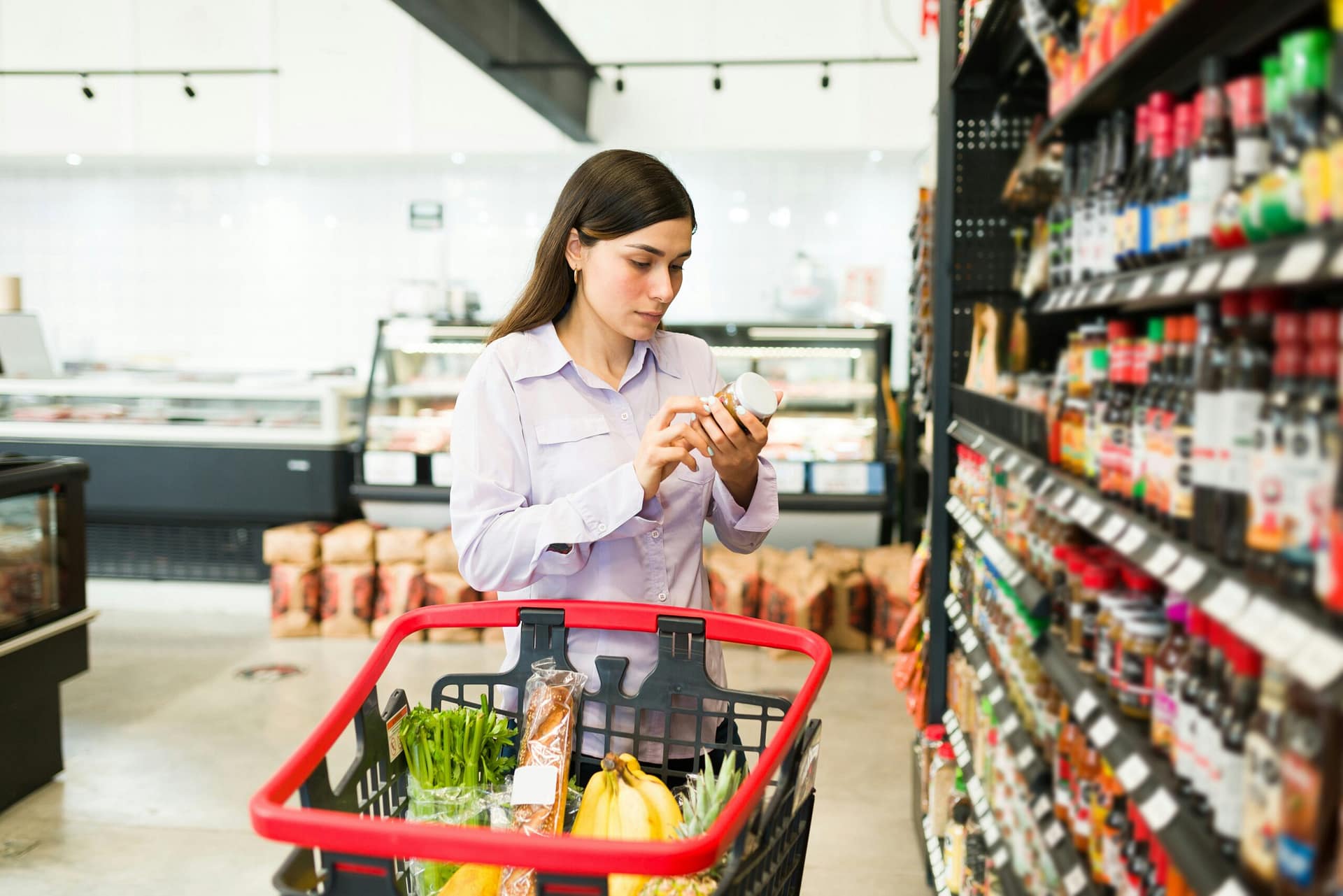 shopper comparing products